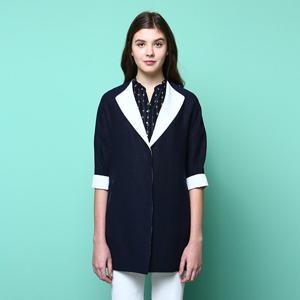 [올리비아로렌]배색카라 린넨 자켓_2VOCFUTM3371