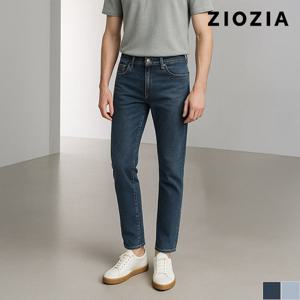 [지오지아] 테이퍼드 크롭 핏 클래식 데님팬츠 (ABD5DP1121)