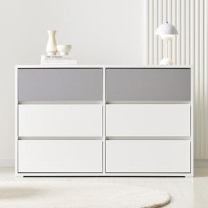 뮤트 1200 3단 서랍장 투톤