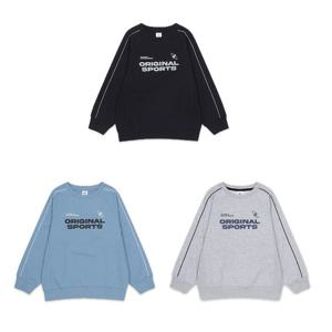 탑텐키즈 MKF2TR1201 남아 쿨에어 코튼 텍스쳐드 파이핑 스웨트셔츠