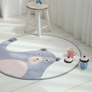 아트박스/러그랜드 곰 극세사 원형러그