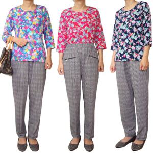 [할마마마]칠부여름라운드티 엄마 할머니옷 요양원