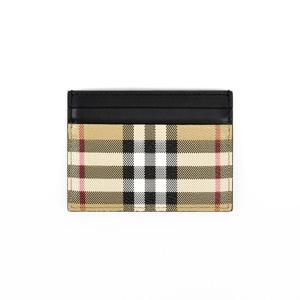 버버리 체크 명품 공용 블랙 카드지갑 8069822