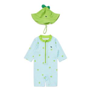 [블루독베이비]BL)체크애플올인원수영복 45370-620-04