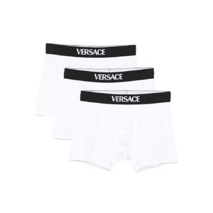 25 FW 베르사체 로고 웨이스트밴드 복서 브리프 3팩 세트 10209901A14783 TP440016561