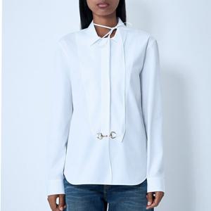 26 SS 구찌 홀스비스 하드웨어 프론트 버튼 다운 831912 Z8B2P 9000