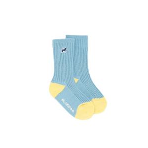 [블루독베이비] FW25 BL)컬러 골지 하프 양말 HH (45A1481004)