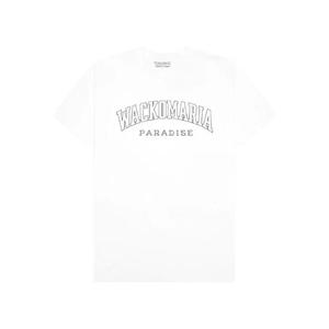 25 FW 와코마리아 레터링 로고 크루넥 티셔츠 24FWWMTTEE08WHT TP441069140
