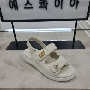 [에스콰이아][모다아울렛]에스콰이아 여성4cm통굽새들 PFEMSD677