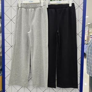 [에꼴리에]에꼴리에 주니어 특양면 밴딩 와이드 바지 25C0251_GN