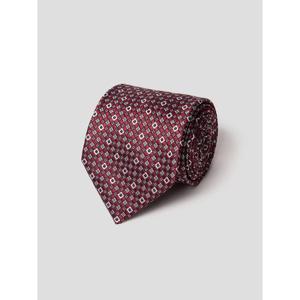 [로가디스] 기하 올오버 패턴 타이  레드 (MA5781RM46)