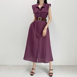 [금찌]금찌 클리틴 포켓 린넨 원피스 ST7585D