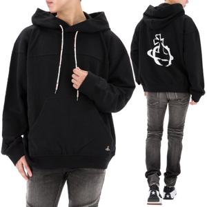 25SS 비비안웨스트우드 스텐실 로고 후드티 3I010010 J006O N401