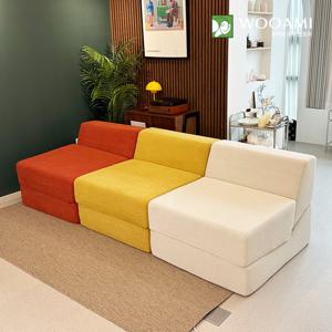 [리뷰이벤트]우아미가구 피브 1인용 접이식 소파베드 패브릭소파