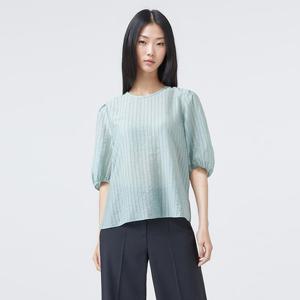 [TAG 242000원][케이엘바이린] 바빌 반팔 블라우스 KWBLOG0100