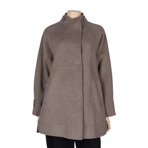 [프렐린]그레이 나글란 A라인 핸드메이드 코트.ROH224090