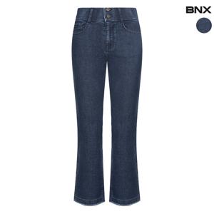 [BNX] [44사이즈] 여성 플레어핏 크롭 데님 팬츠