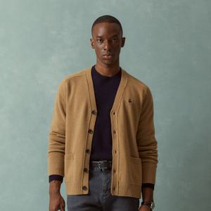 [브룩스브라더스] 울 가디건 (베이지) (BBWCMBF405)