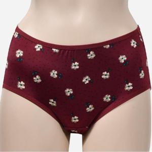 중년 부인용 꽃무늬 여성 배덮는 삼각팬티
