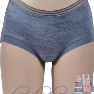 베이직 누디 여자 숏 드로즈 팬티 3매 요일 사각 네모