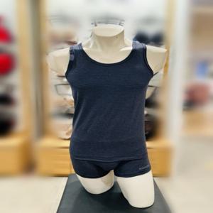 [보디가드] 면터치 네이비 스트라이프 남자 민소매 런닝 BGMRA982