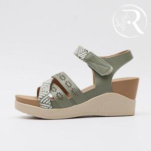 [디자이어로즈] 여자샌들 여름 찍찍이 키높이샌들