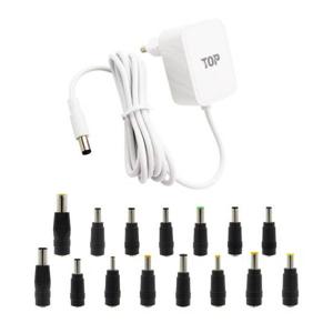 HDTOP DC 5V 2A 어댑터 SMPS 화이트 1.5M 15종 젠더 HT-AD154