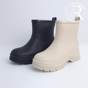 [디자이어로즈] 여성 키높이장화 무지 레인부츠 5.5cm