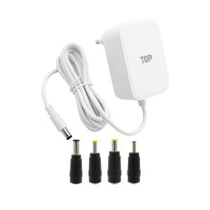 HDTOP DC 12V 3A 어댑터 화이트 1.5M 4종 젠더 HT-AD183