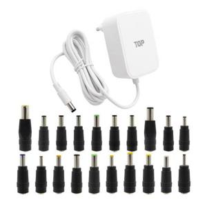 HDTOP DC 12V 3A 어댑터 화이트 1.5M 20종 젠더 HT-AD186