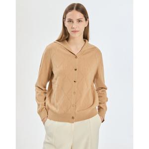 닥스 여성 25FW 베이지 DD로고 울캐시미어혼방 가디건 DLSW5D933I2