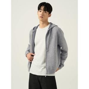 [빈폴멘] 베럴비 후드집업 니트  그레이 (BC595AC123)