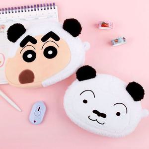 짱구손가방 짱구 얼굴 파우치 판다시리즈 1P 소품 수납 손가방