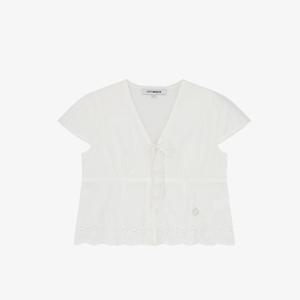 시티브리즈 W 레이스 블라우스 탑 BB CTH2TP04 WH