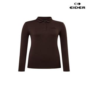 아이더 (DWU25282_E7) 여성 POP 브러쉬 폴로 티셔츠 (Brown)