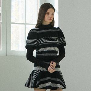 [에고이스트]볼륨 소매 컬러 블록 블라우스 EQ4WB260