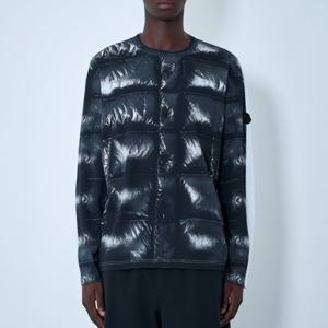 26 SS 몽클레어 x 에이셉 라키 리얼 프린트 콘트라스트 긴팔 티셔츠 블랙 8D00001 89AYW 999