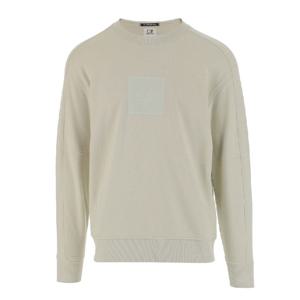 CP컴퍼니 남성 백스퀘어 로고 남성 맨투맨 티셔츠 13CMSS043A 005086W 118