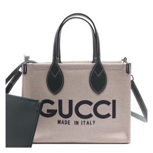 [구찌]여성 로고 프린트 미니 토트숄더백 (772144 FACUL 8572 24