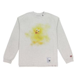 미하라 야스히로 프린팅 디스트레스드 티셔츠 J13LT731 GRAY