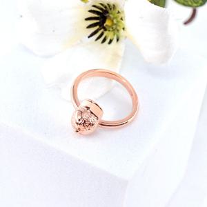 오팔하우스 14k 민자 볼캡 애끼 반지 OPGDR0430