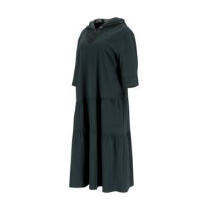 [피에이티]메쉬 배색 후드형 원피스 1L42804