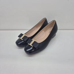 [허시파피]여성 쿠션좋은 리본장식 양가죽 구두 FR425A