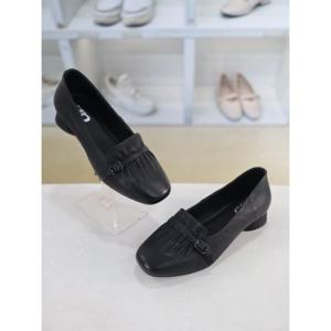 [블리아르]소가죽 셔링 미들힐 여성 펌프스 3.5cm BLMD500806