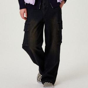 리트머스 HC12 와이드 카고 데님팬츠 LP1DU106-063