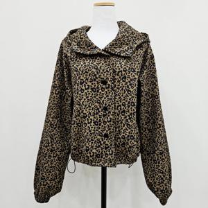 [포커스]후드레오파드점퍼 FF5I3JP3072BR_SH