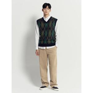 [빈폴멘] 치노 세미 와이드핏 팬츠  베이지 (BC5X21C22A)