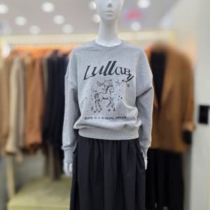 [플라스틱아일랜드]크롭 유니콘 프린트 맨투맨(PQ4CL061)