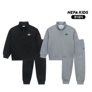 네파키즈 [택가 129,000원] 공용 애니타임 웜 하프짚 세트 KKF5902