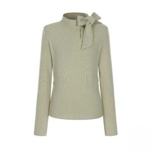 [올리브데올리브]하이넥 타이 스트랩 티셔츠(OW5WEA45-DG-EL)